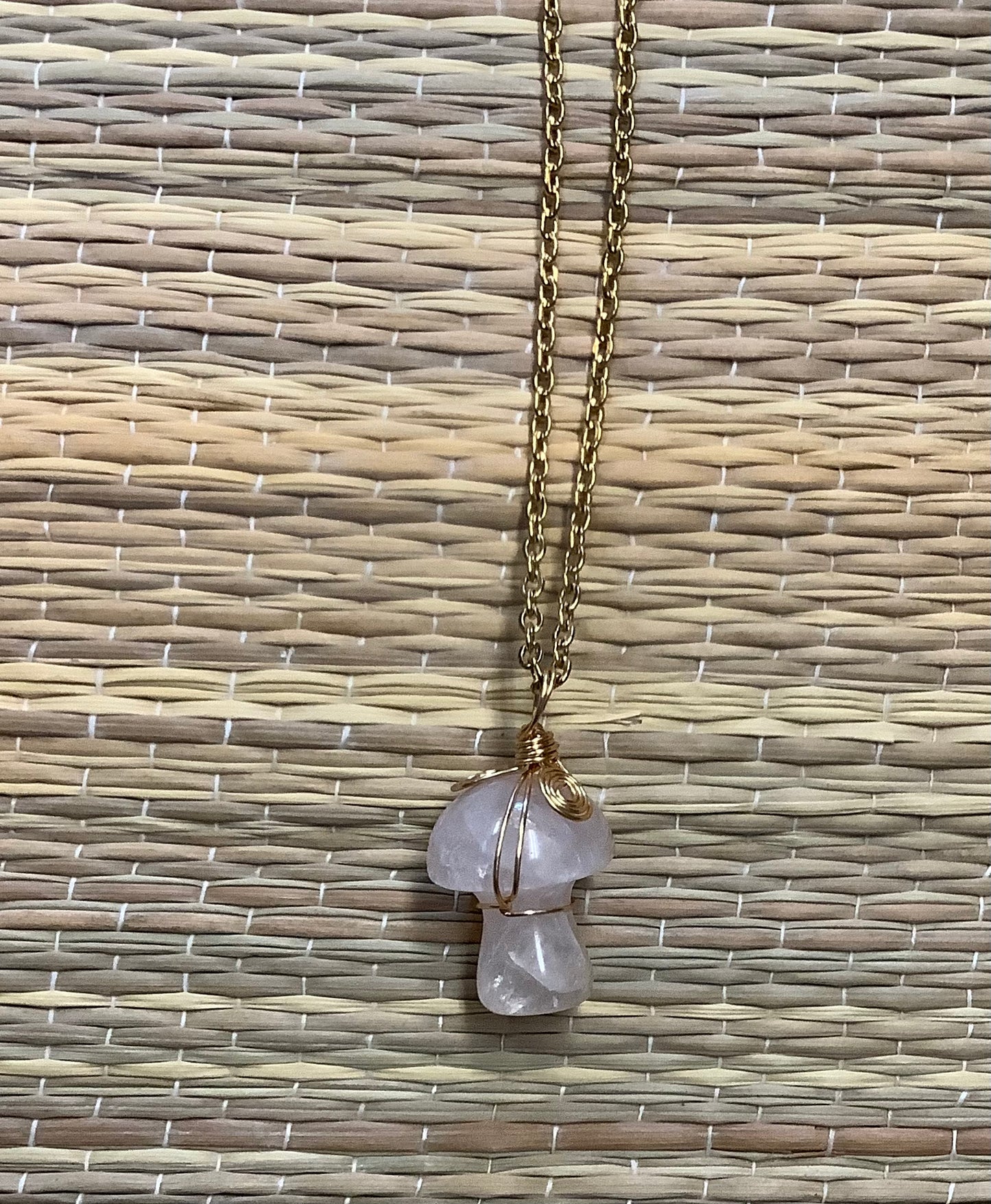 Stone Necklaces | Stone Mushroom Pendant