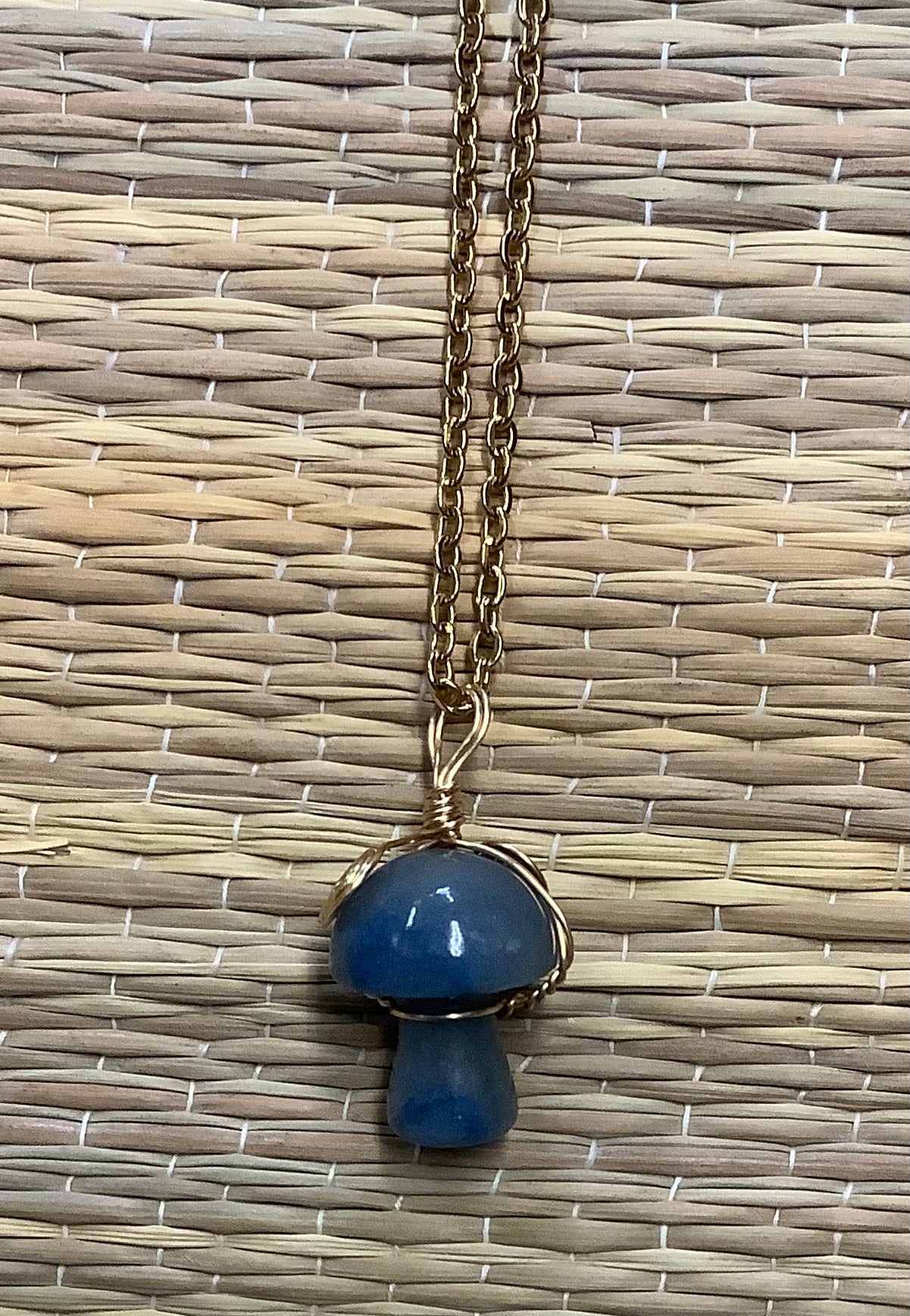 Stone Necklaces | Stone Mushroom Pendant