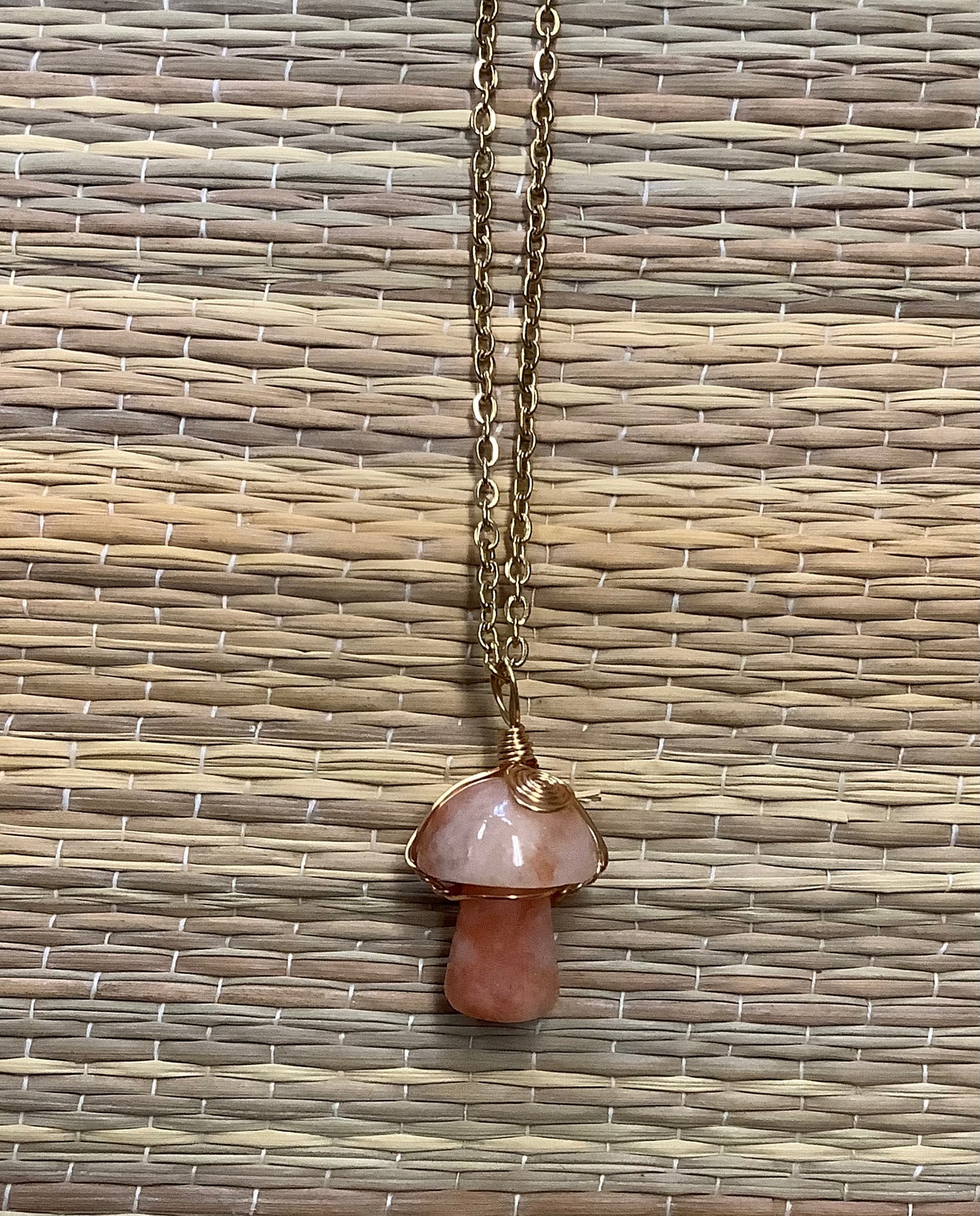 Stone Necklaces | Stone Mushroom Pendant