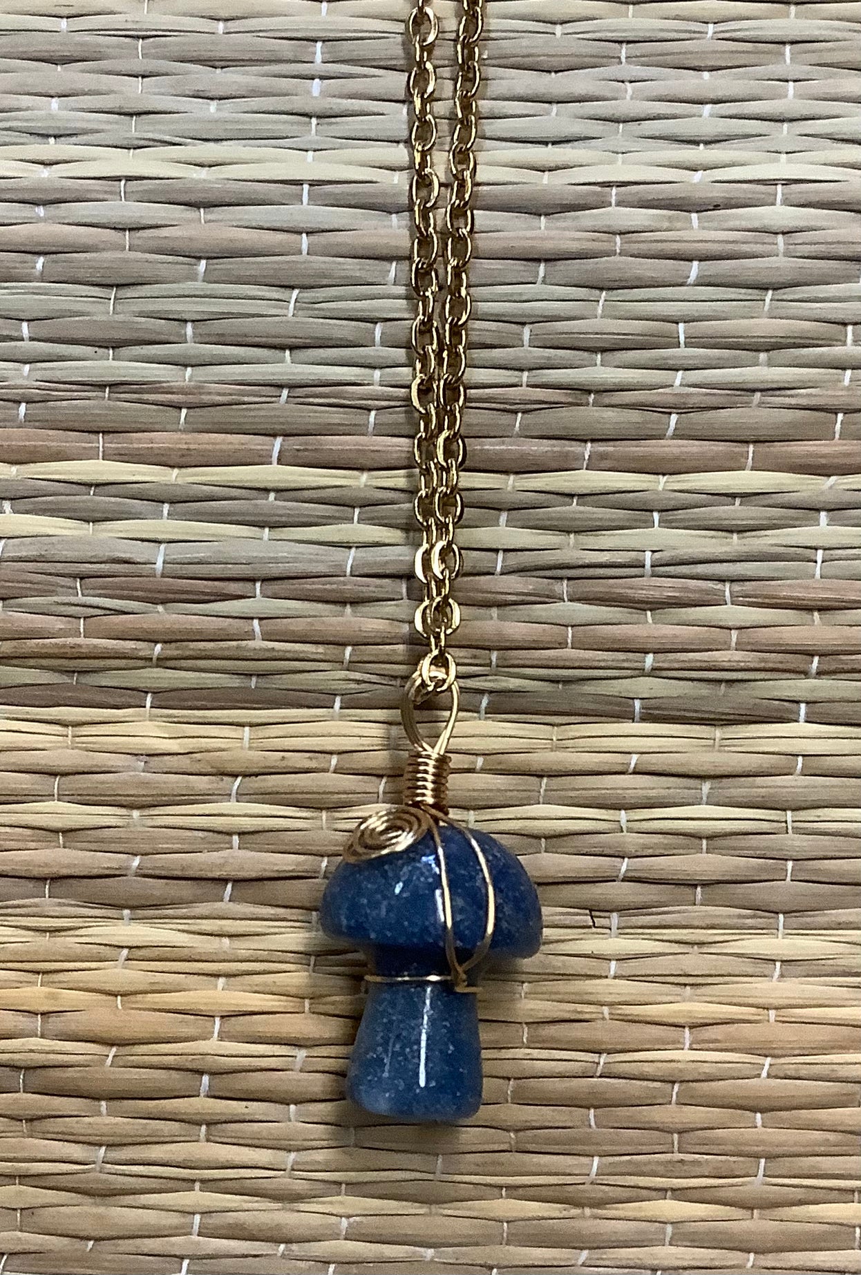 Stone Necklaces | Stone Mushroom Pendant