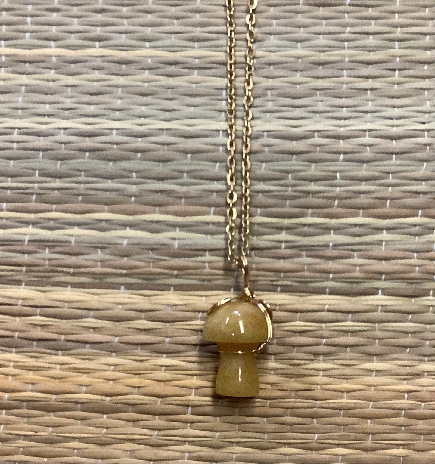 Stone Necklaces | Stone Mushroom Pendant