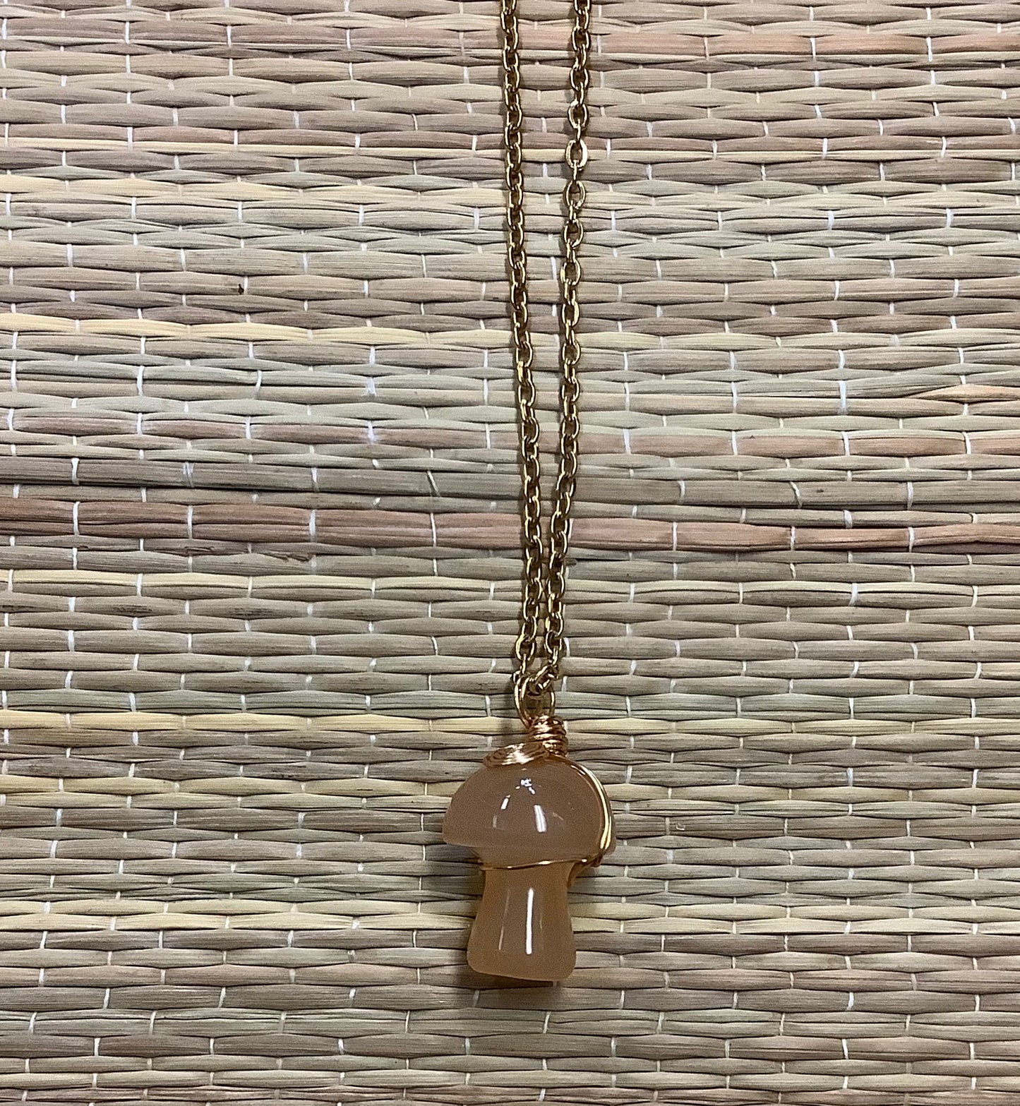 Stone Necklaces | Stone Mushroom Pendant