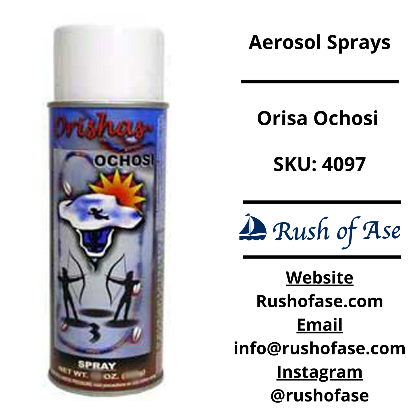 Aerosol Sprays | Intention, Orisa, and Scented