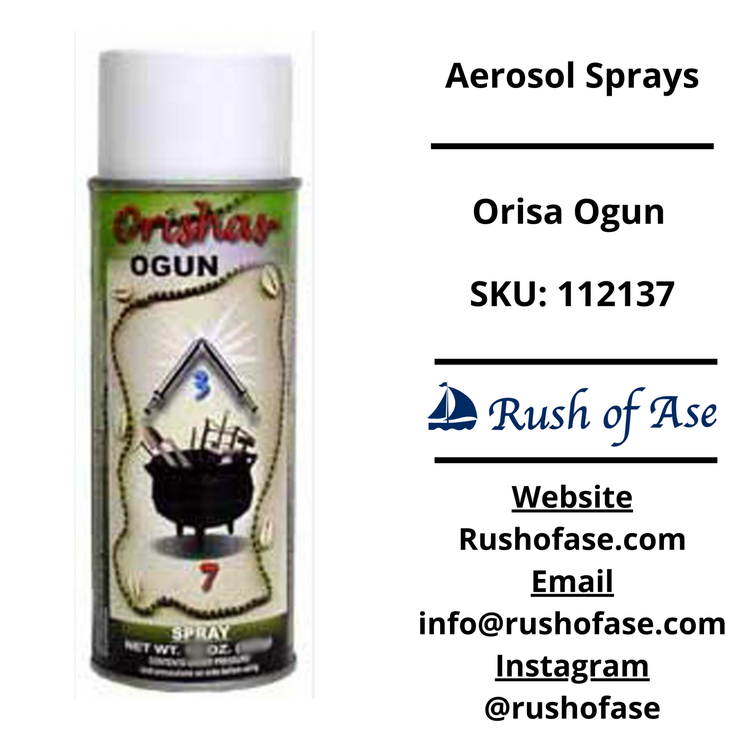 Aerosol Sprays | Intention, Orisa, and Scented