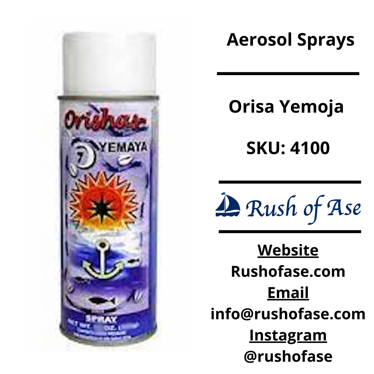Aerosol Sprays | Intention, Orisa, and Scented