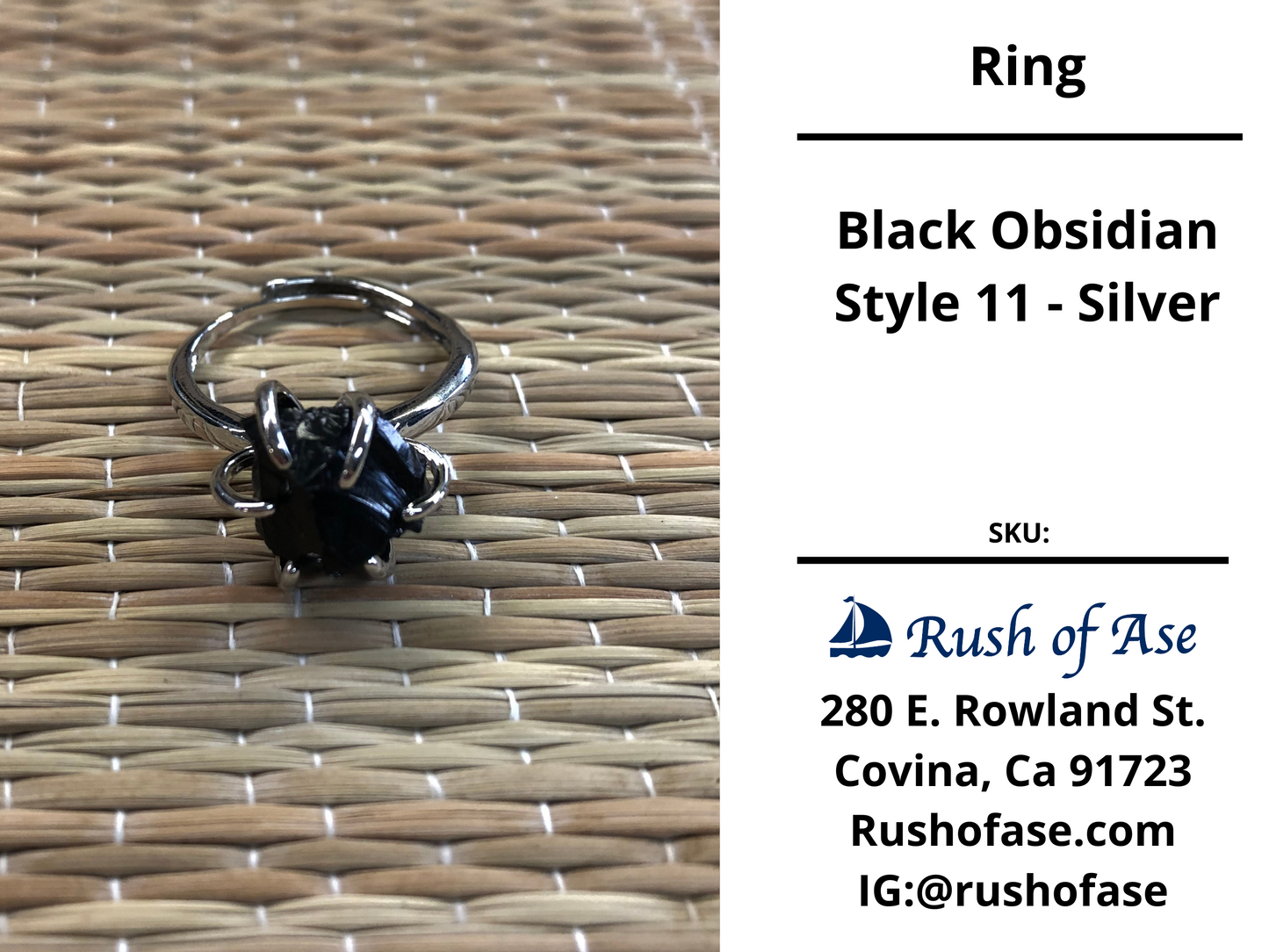 Rings | Raw Stone Adjustable Ring
