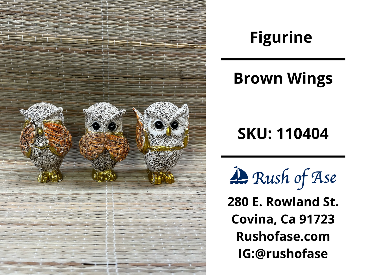 Figurine | Owls - Hear, See, Speak No Evil