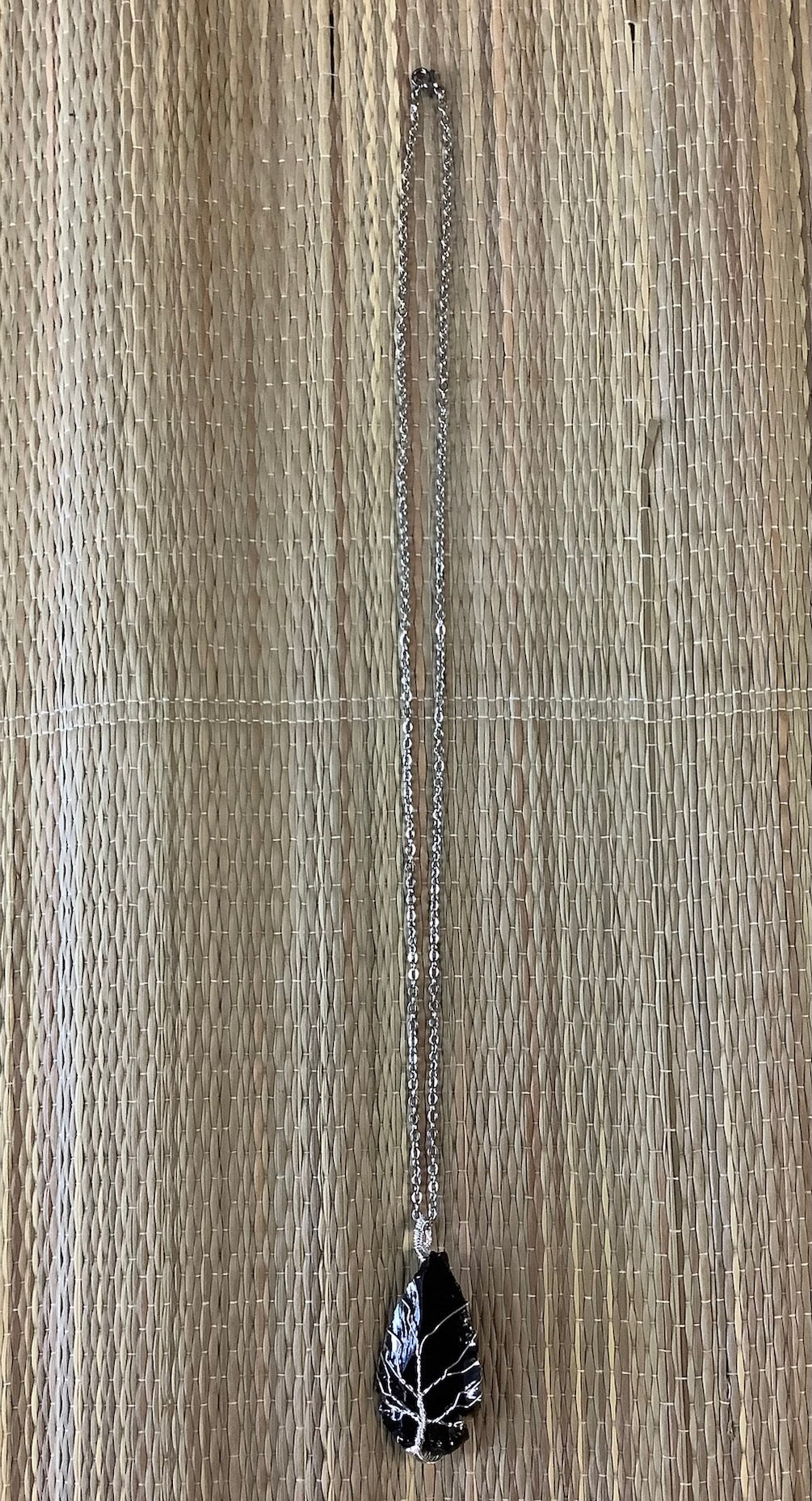 Stone Necklaces | Tree Of Life Wire Wrapped Arrowhead Necklace