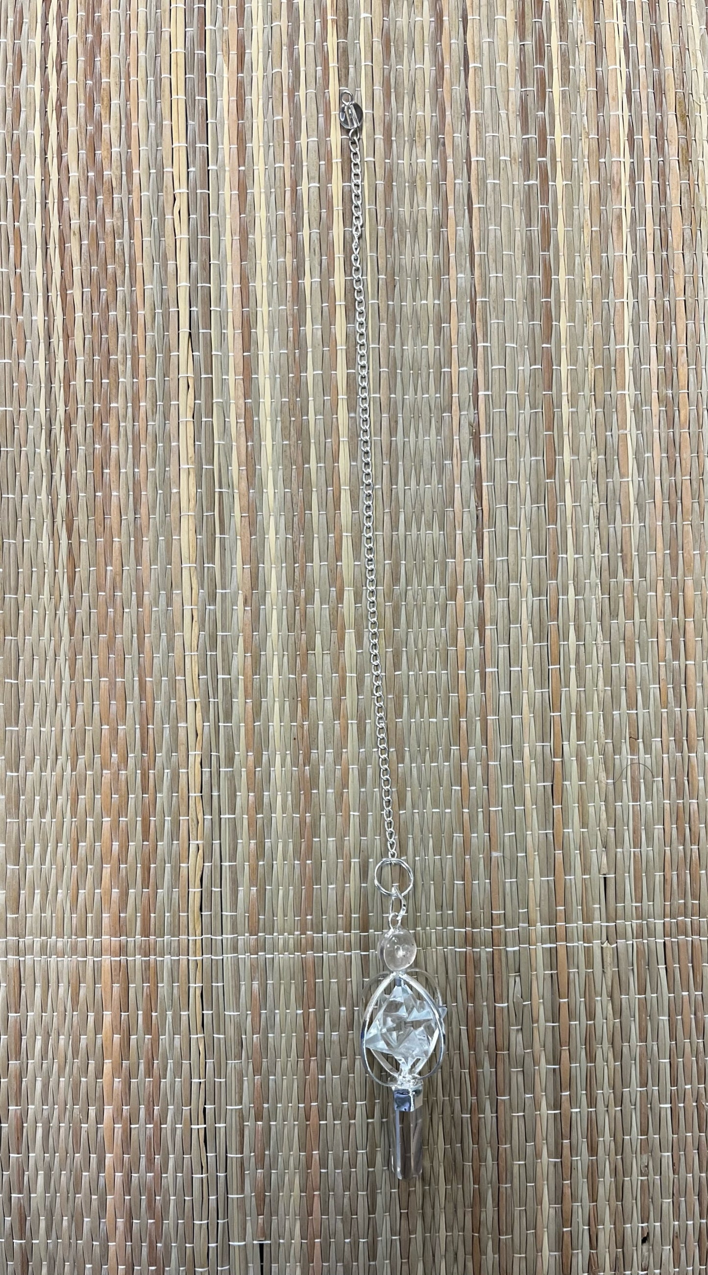 Stones | Pendulum | Clear Quartz Merkaba Pendulum
