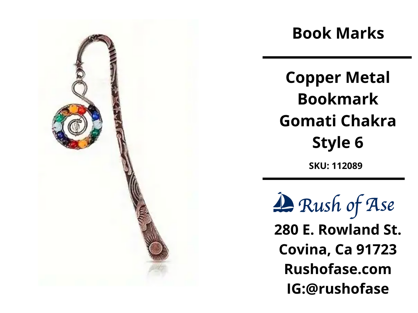 Bookmarks | Copper Metal Bookmarks