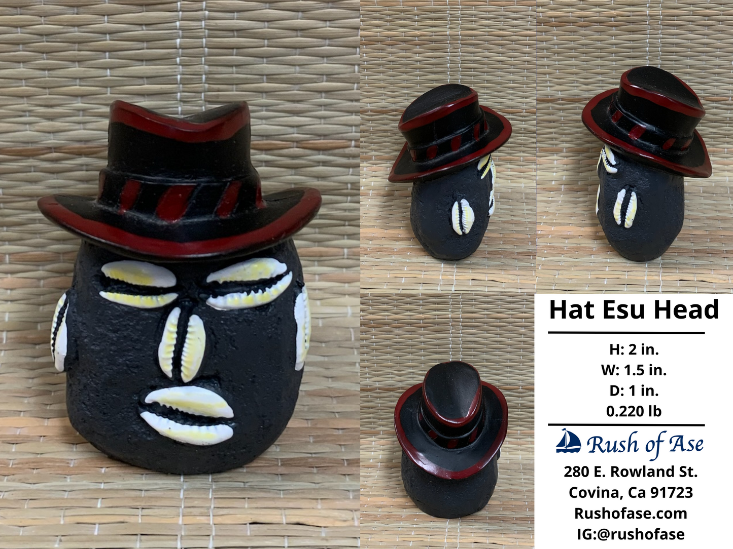 Orisa Statues | Esu Resin Statues | Esu Heads