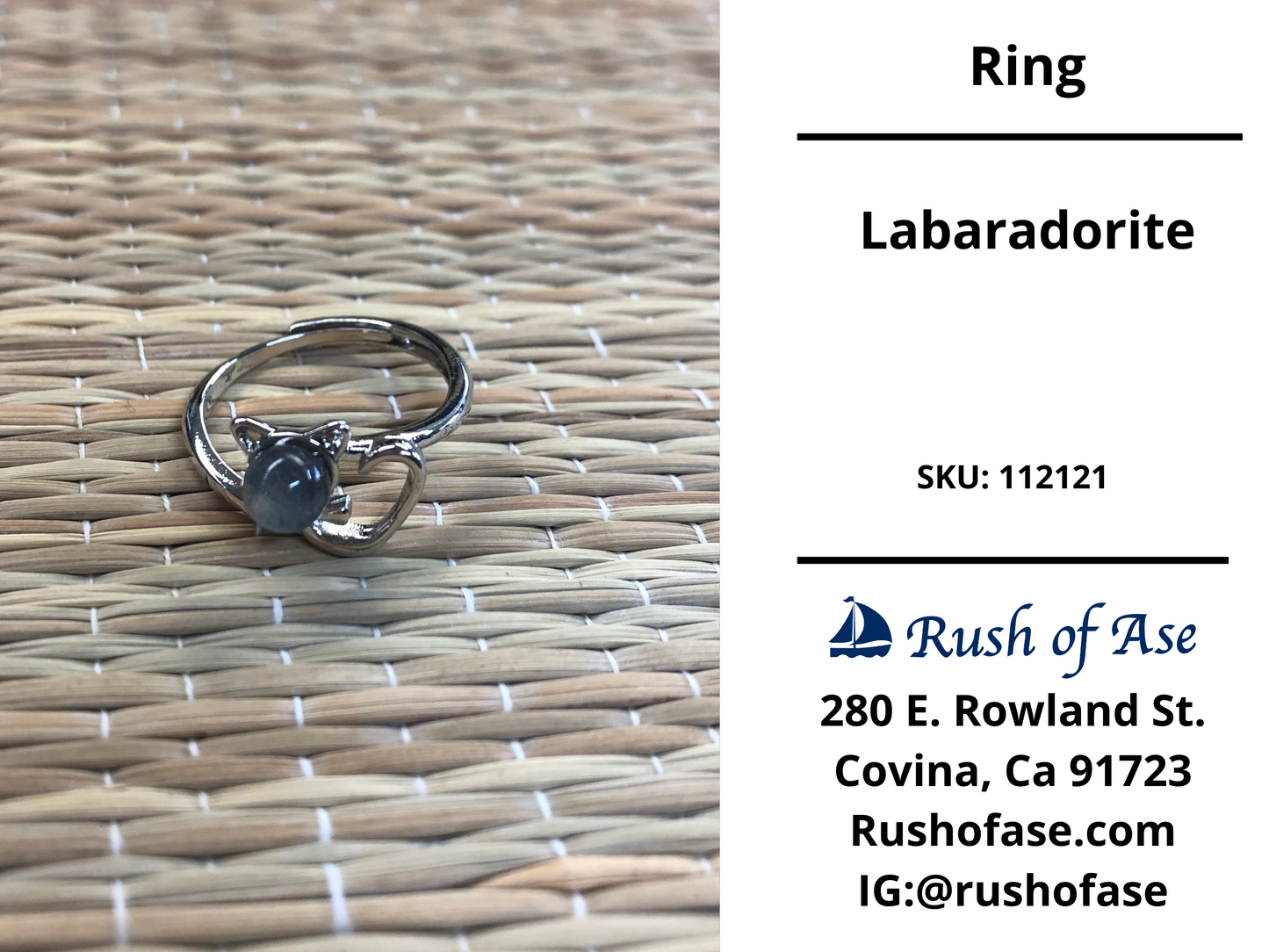 Rings | Polish Stone Adjustable Ring