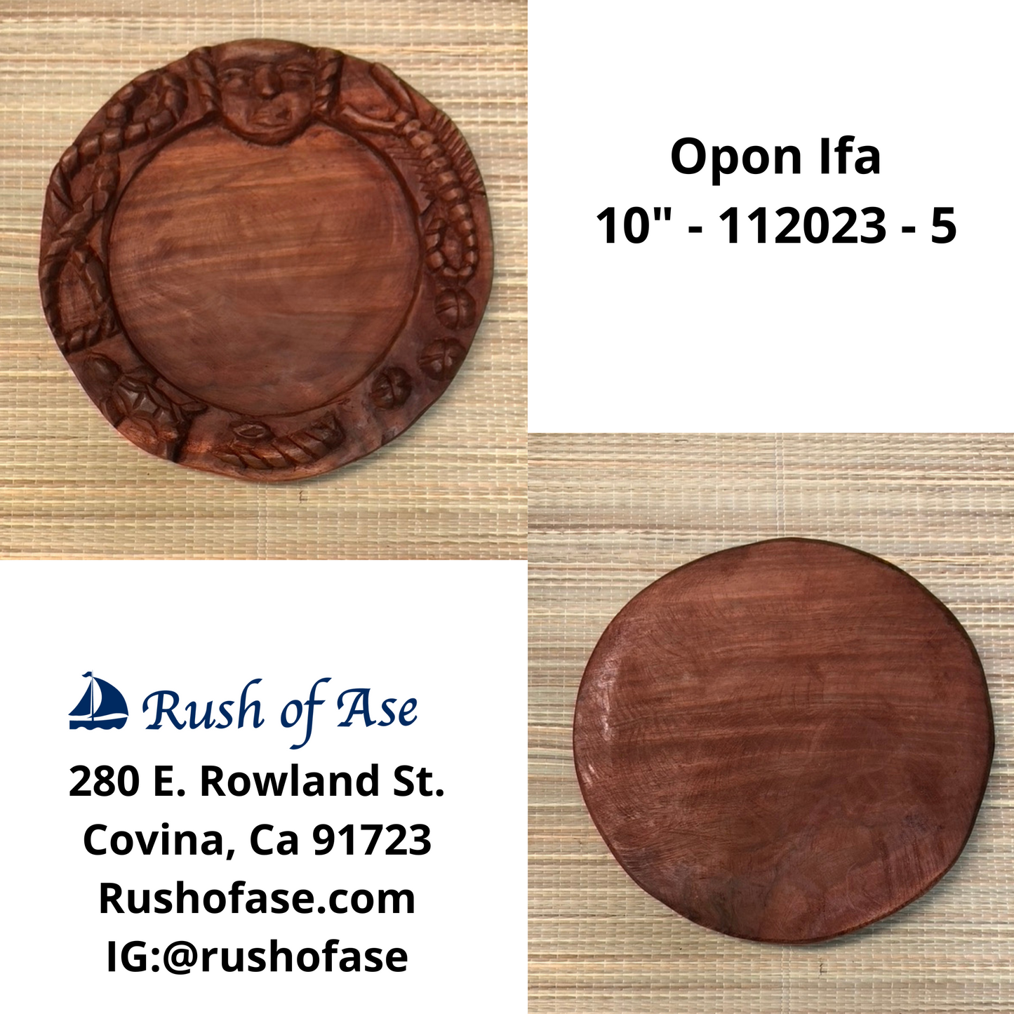 Boards | Ifa Boards | Opon Ifa | Circle Opon Ifa