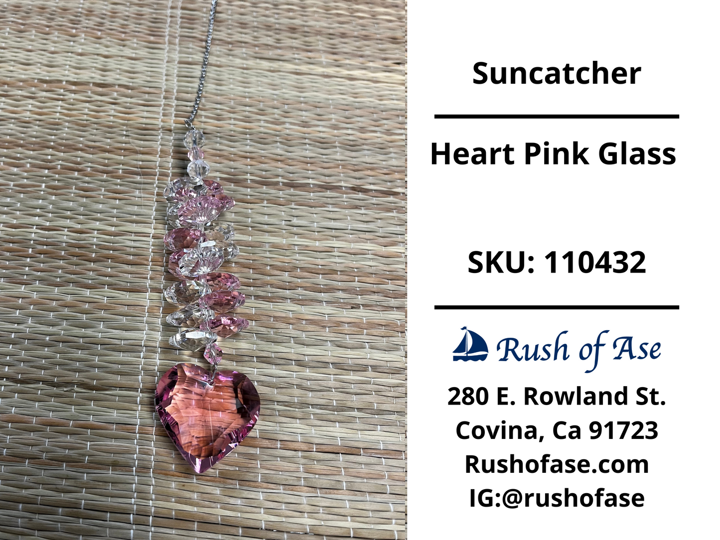 Suncatcher | Heart Glass