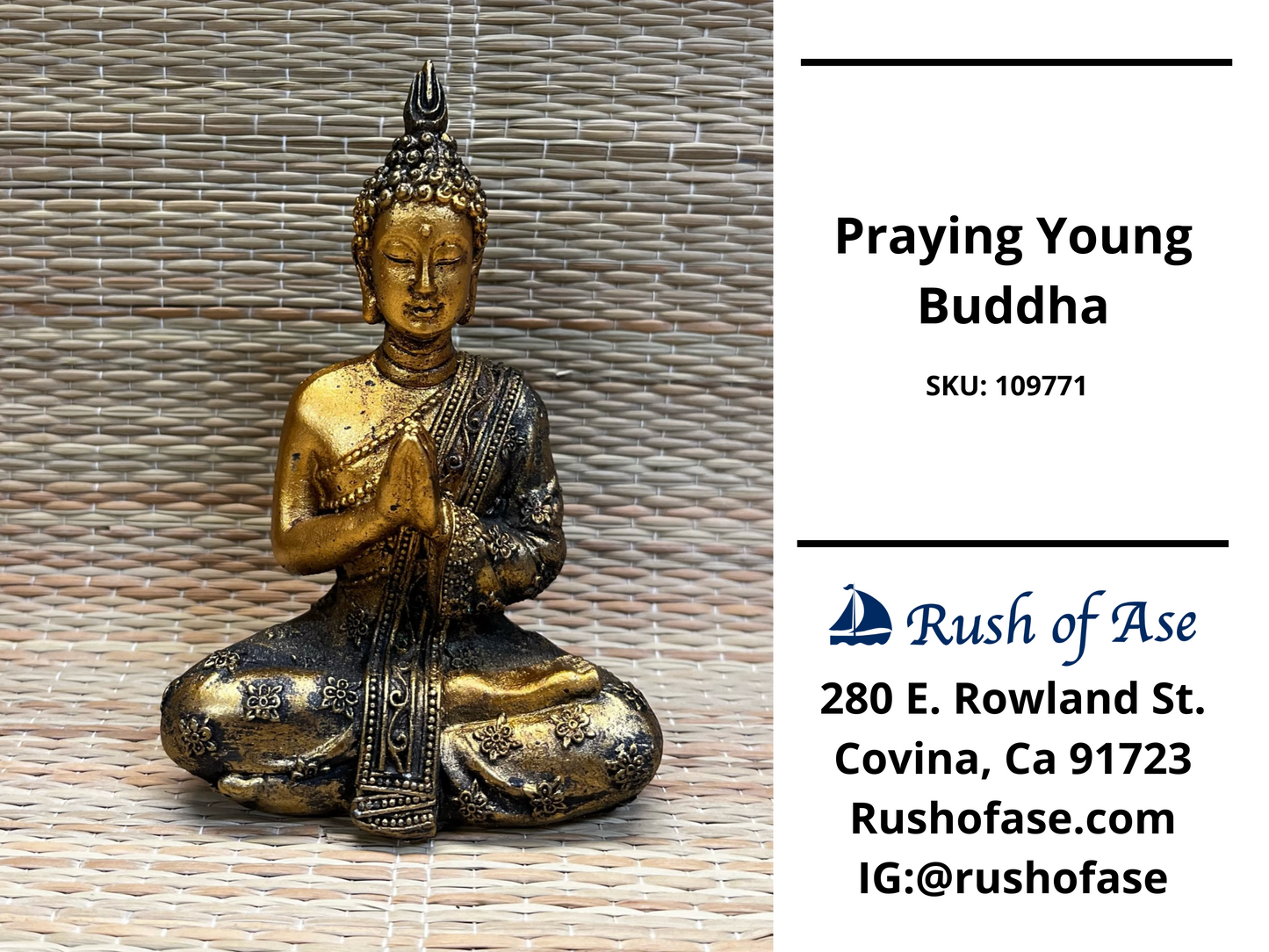 Decor | Young Buddha - Meditating, Teaching, and Praying Statues