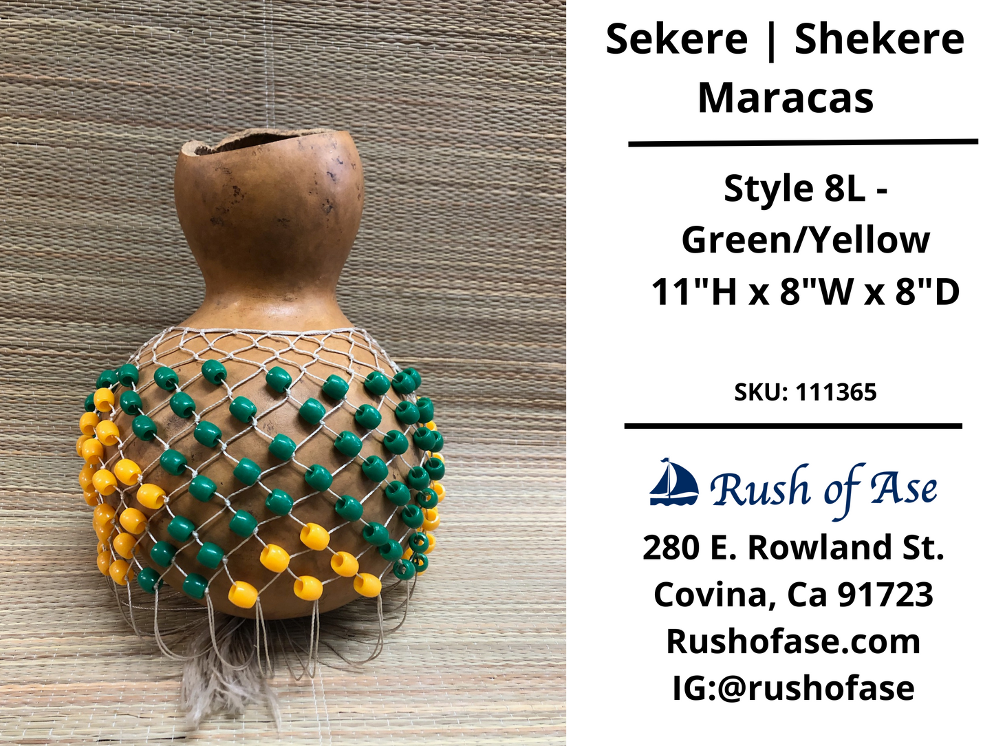 Sekere | Shekere Maracas | African Maracas