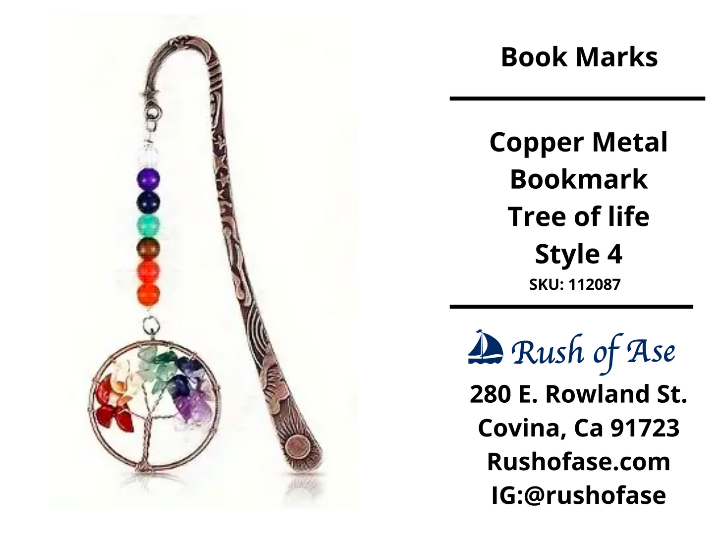 Bookmarks | Copper Metal Bookmarks