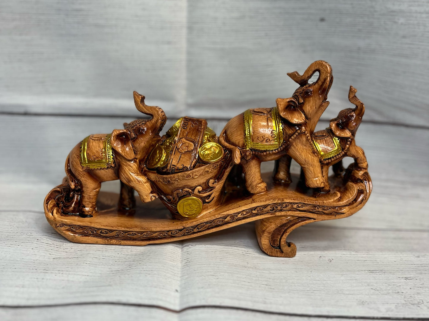 Statues | Elephant Lucky Trunk Up Love Feng Shui Statue