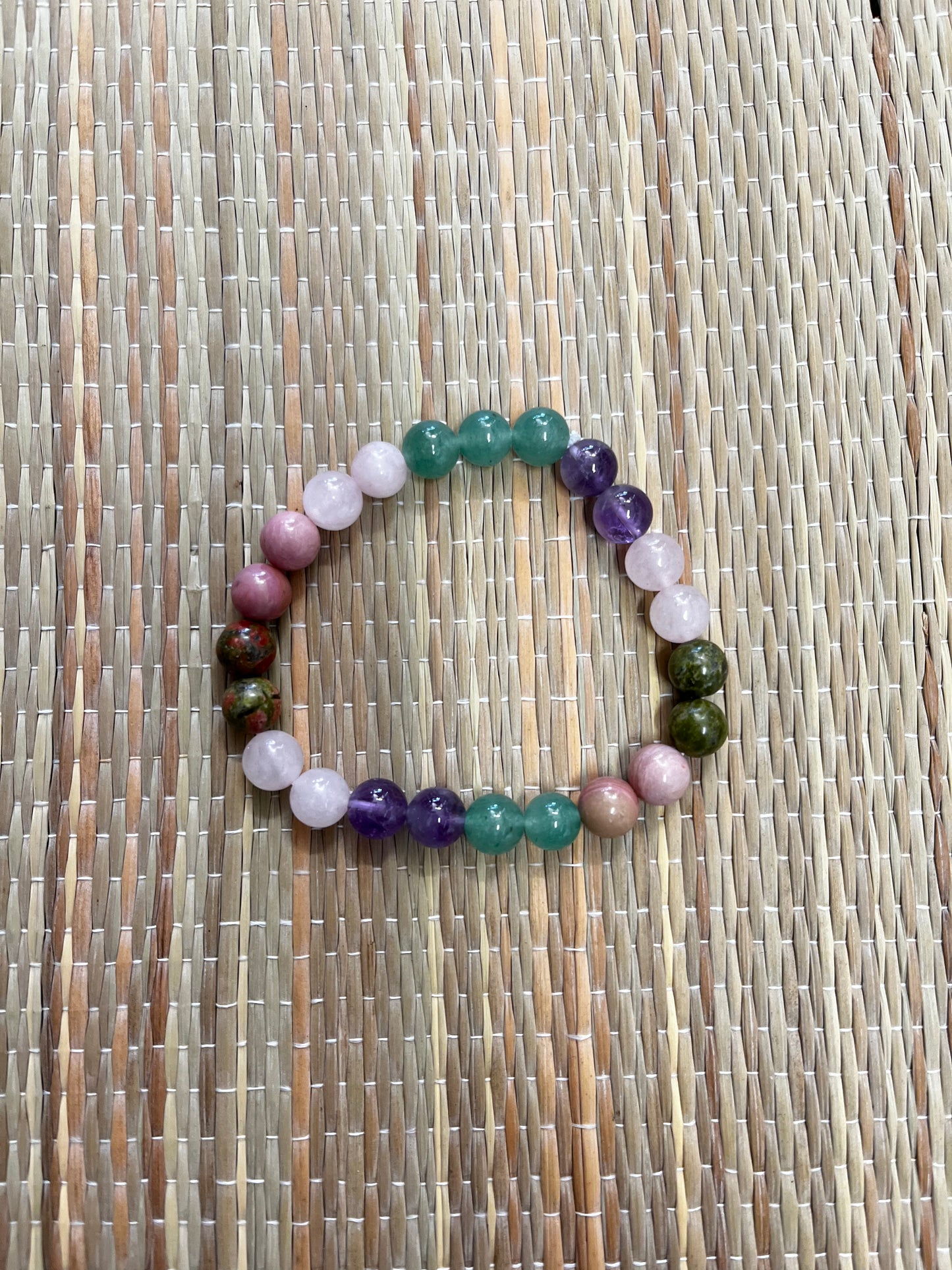 Stone Bracelet 8mm | Stretch Mix Stone Bracelet