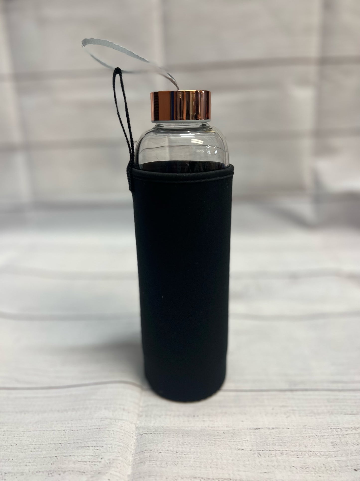 Drinkware | Crystal Energy Copper Glass Water Bottle