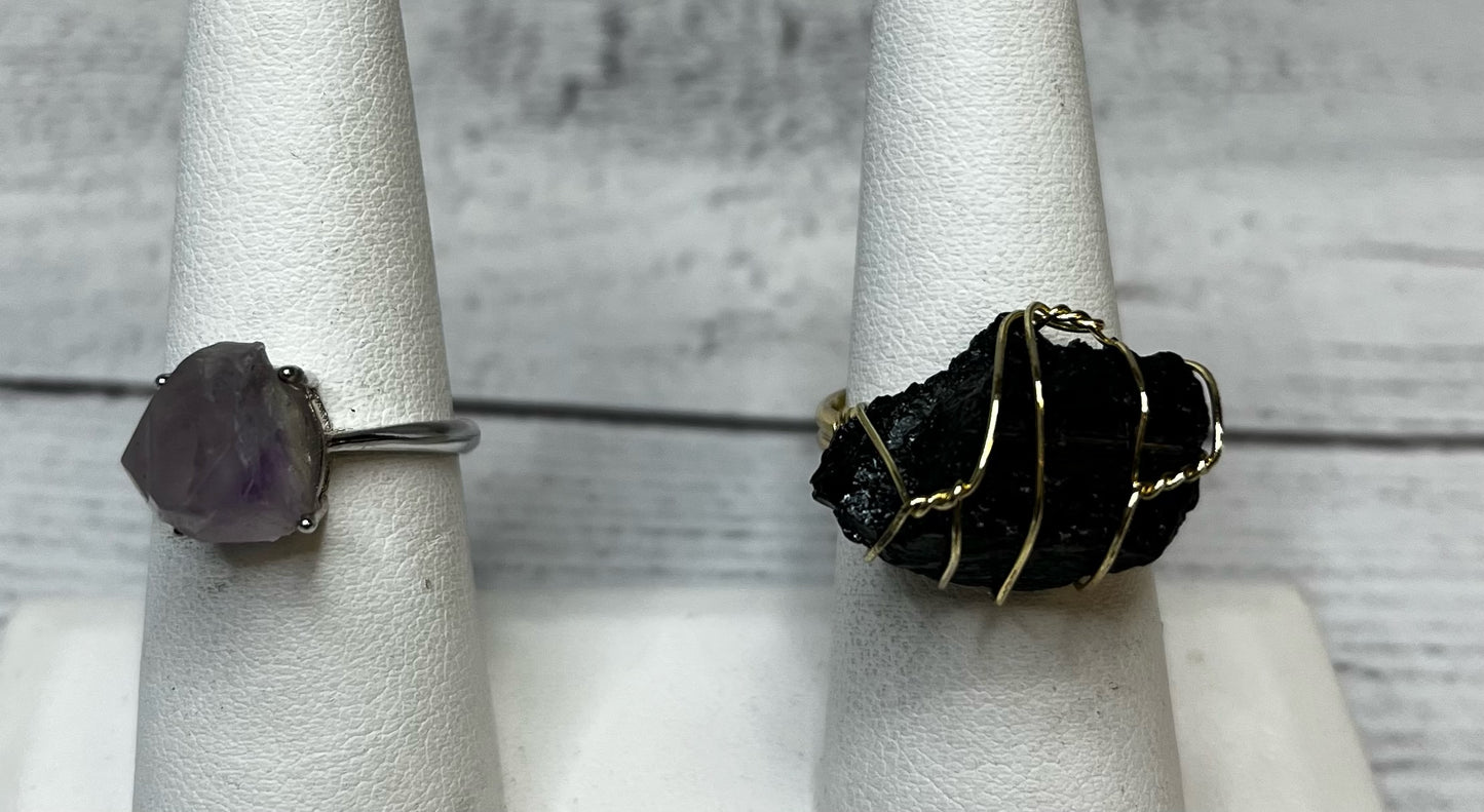 Rings | Raw Stone Adjustable Ring