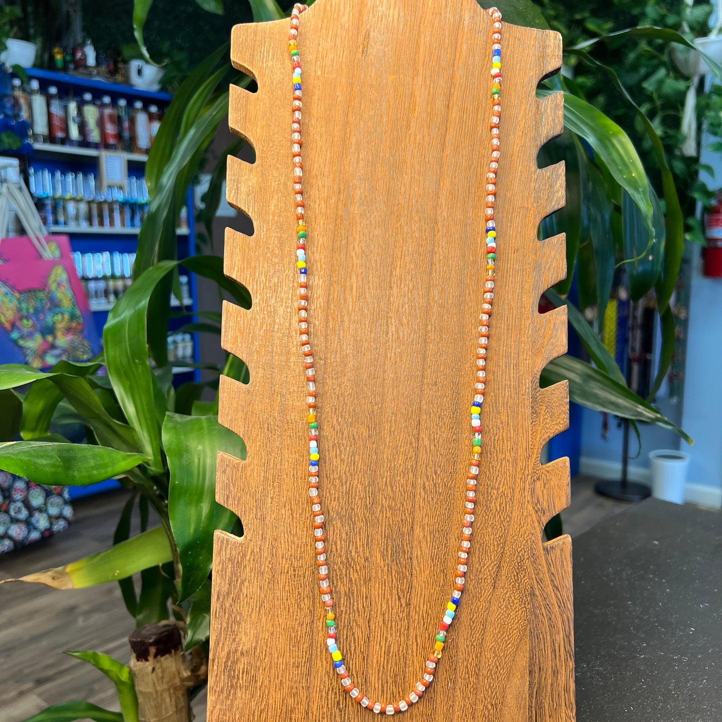Necklaces | Eleke | Orisa Necklace - Single Strand Beaded Necklace - 4mm | Wholesale