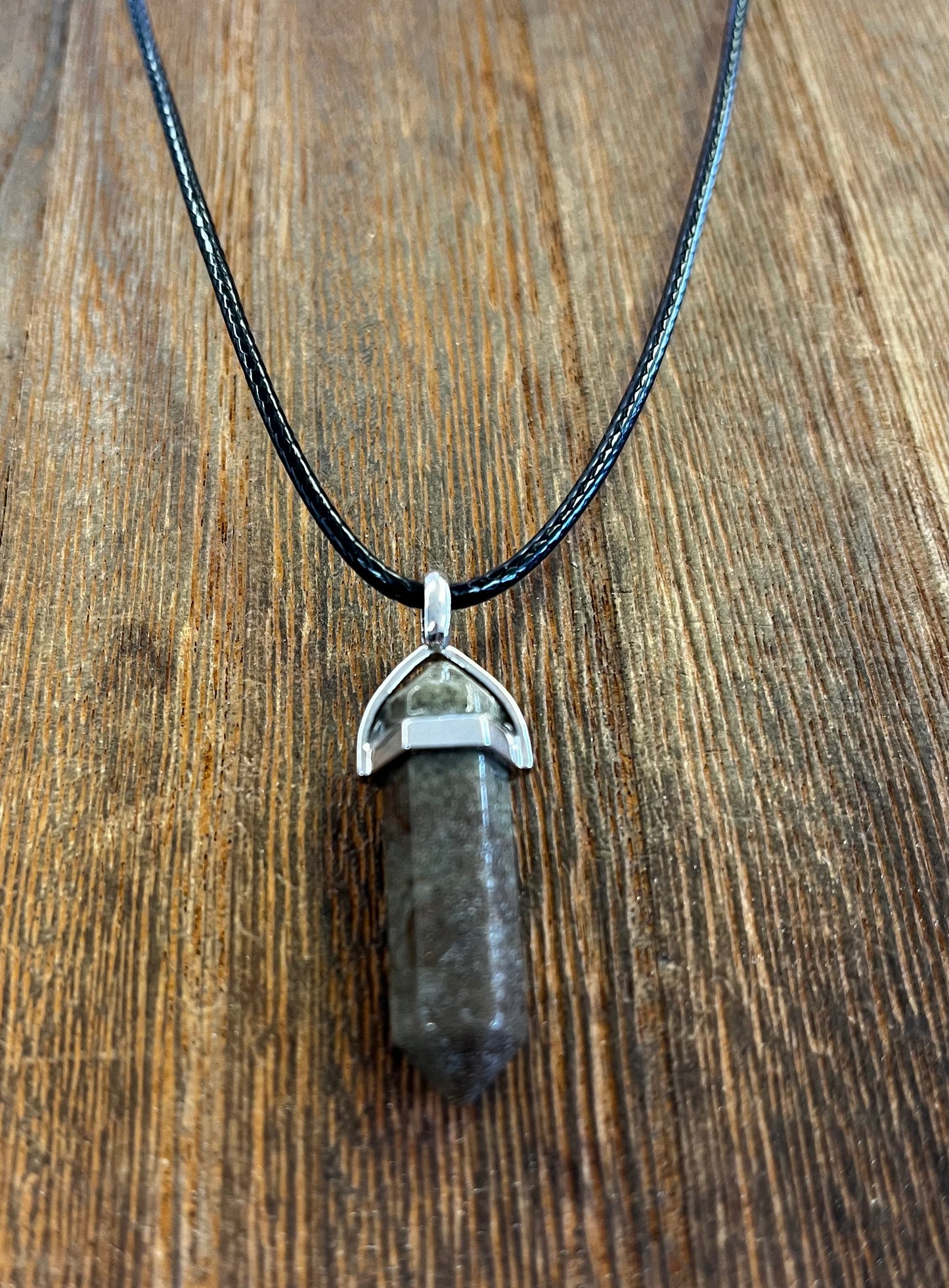 Stone Necklaces | Bloodstone Hexagonal Pendant