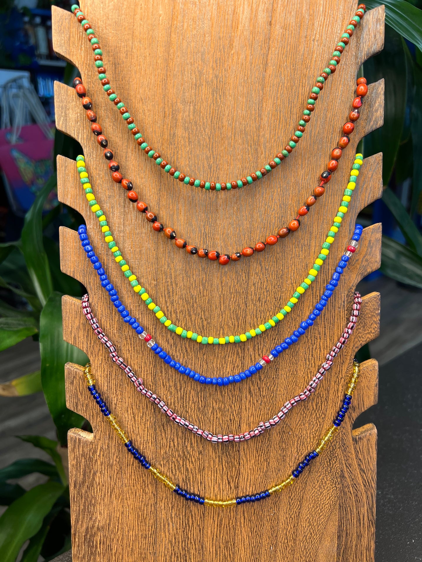 Necklaces | Eleke | Orisa Necklace - Single Strand Beaded Necklace - 4mm | Wholesale