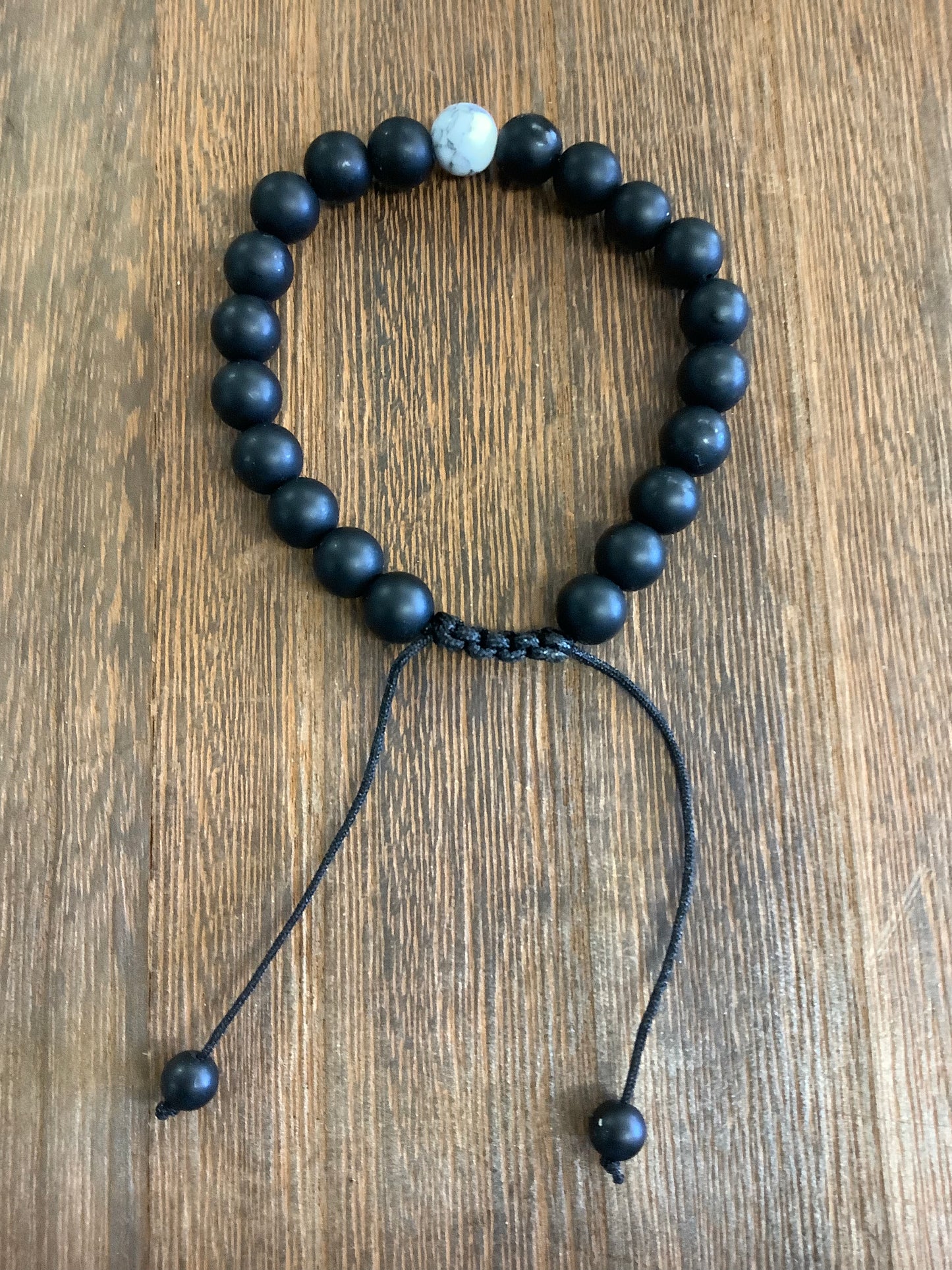 Stone Bracelet 8mm | Adjustable Stone Bracelet