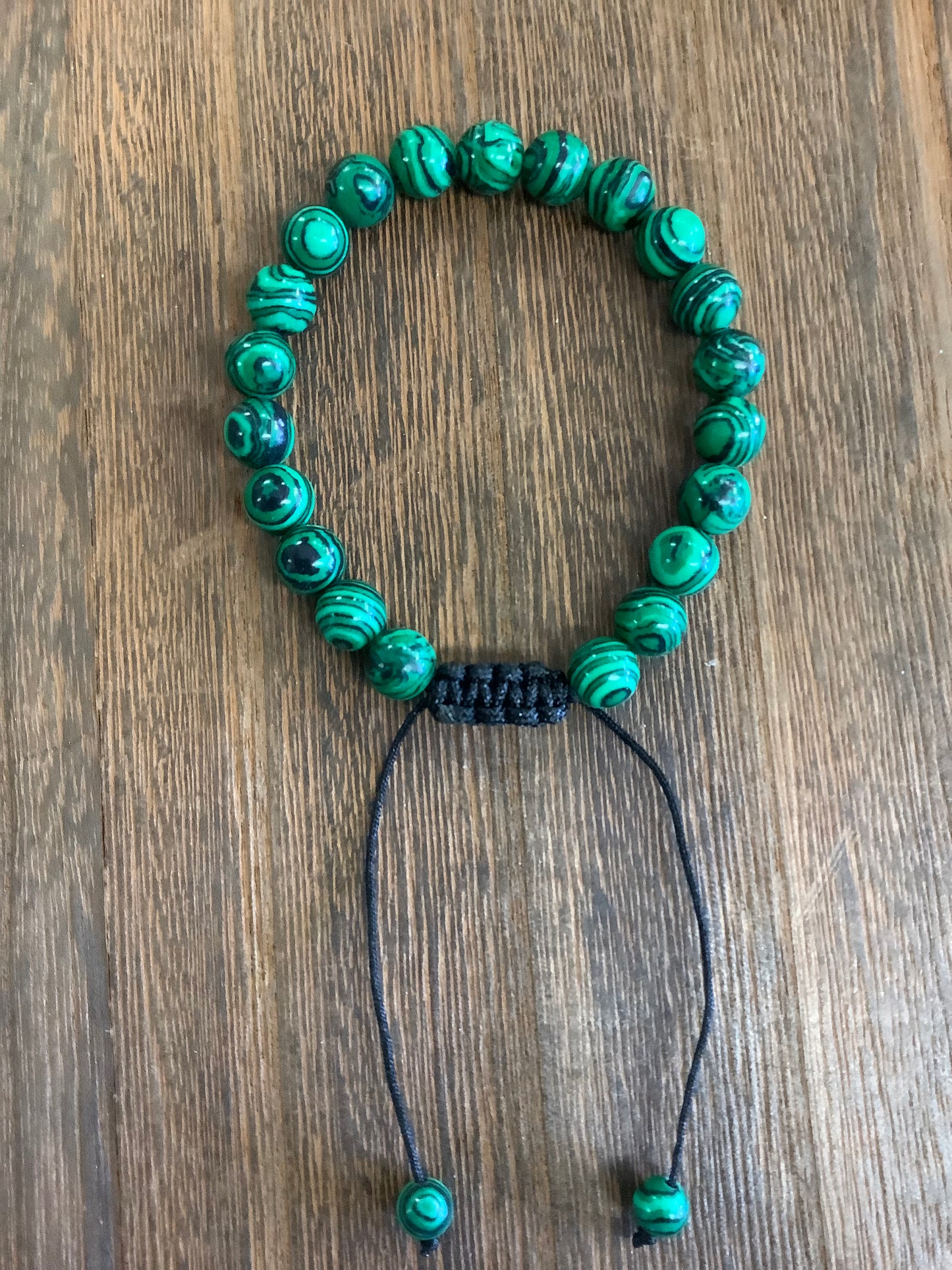 Stone Bracelet 8mm | Adjustable Stone Bracelet
