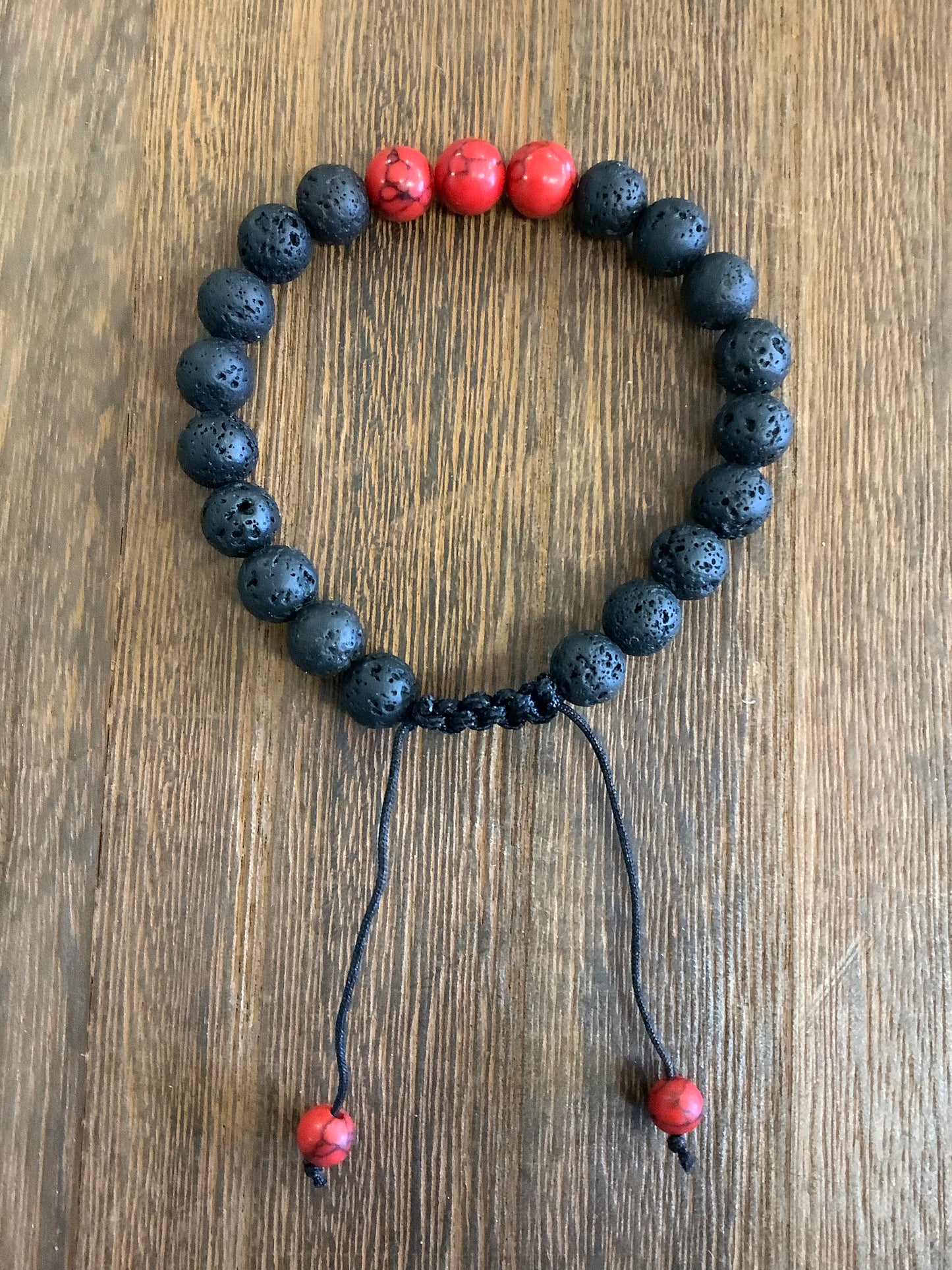 Stone Bracelet 8mm | Adjustable Stone Bracelet