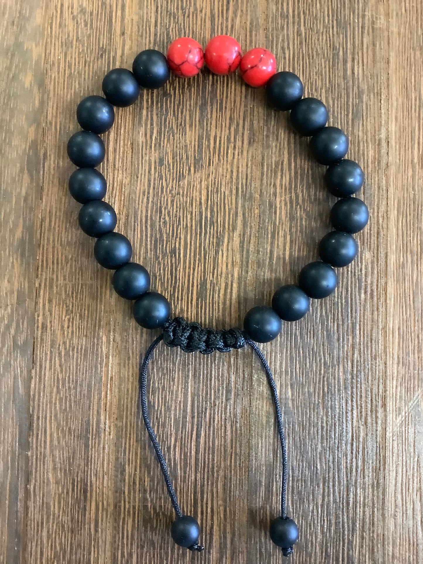 Stone Bracelet 8mm | Adjustable Stone Bracelet