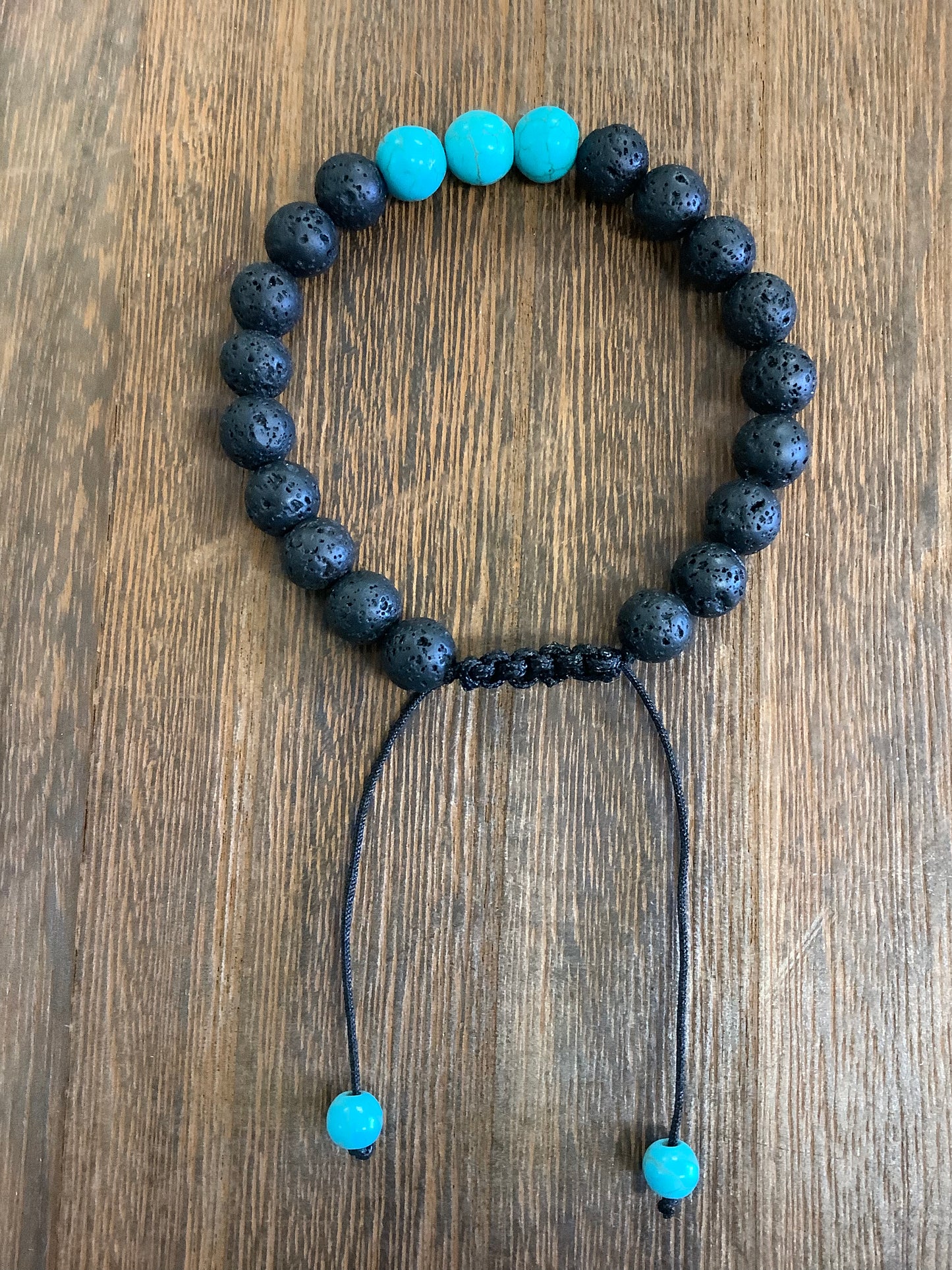 Stone Bracelet 8mm | Adjustable Stone Bracelet