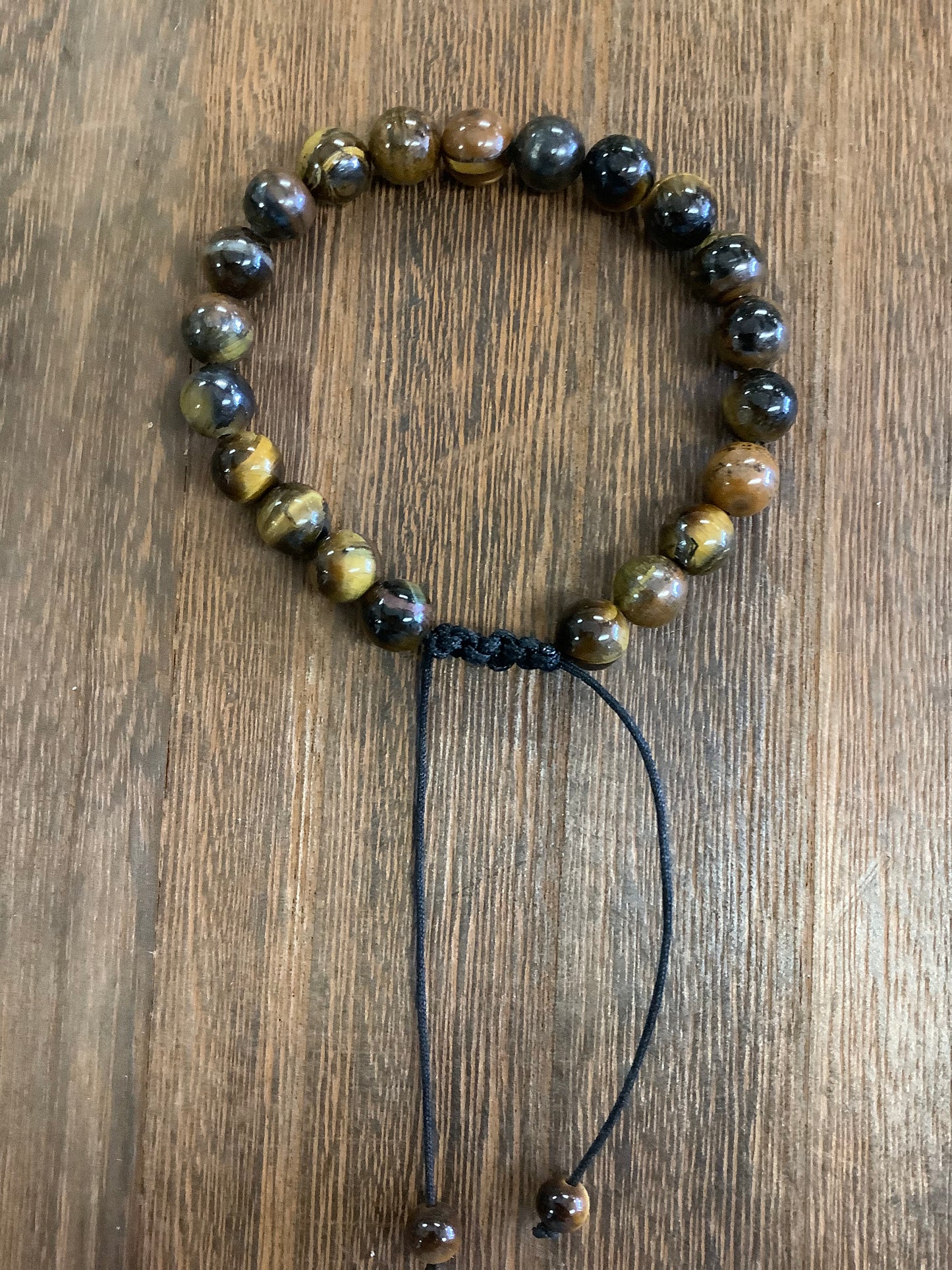 Stone Bracelet 8mm | Adjustable Stone Bracelet