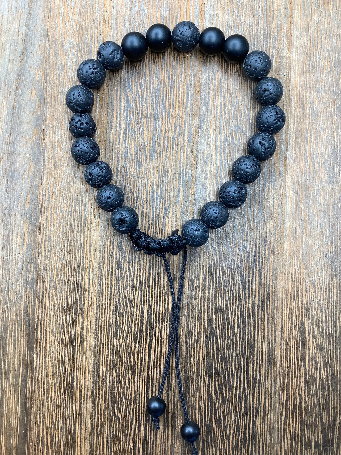Stone Bracelet 8mm | Adjustable Stone Bracelet