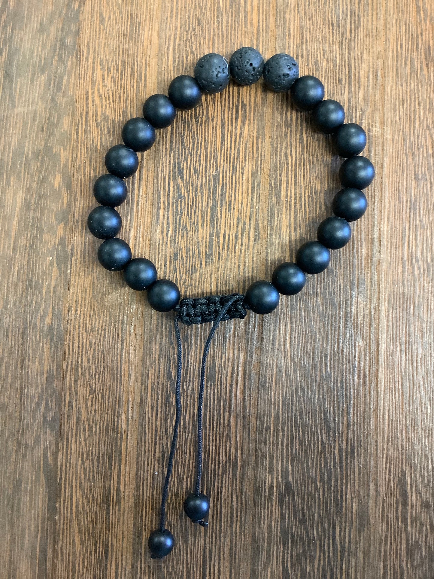 Stone Bracelet 8mm | Adjustable Stone Bracelet