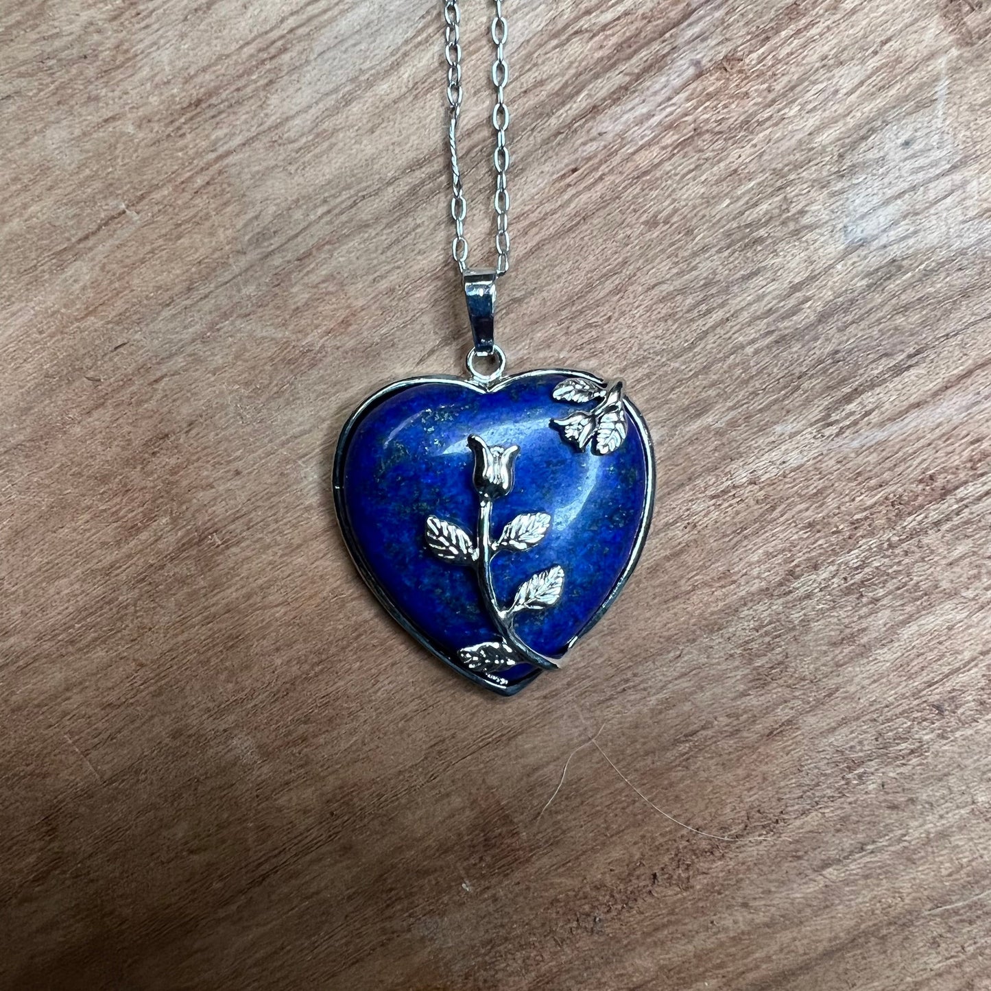 Stone Necklaces | Heart Stone with Rose Necklace
