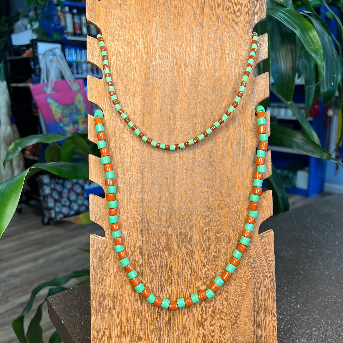 Necklaces | Eleke | Orisa Necklace - Single Strand Beaded Necklace - 4mm | Wholesale