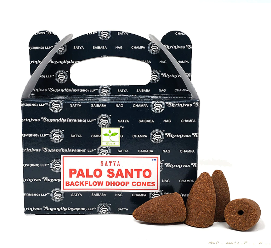 Incense Backflow Cones | Satya Backflow Cones - 24 Pack