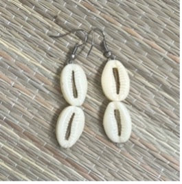 Earrings | Plastic Cowry Earrings