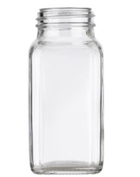 Glass Spice Jar 6 oz