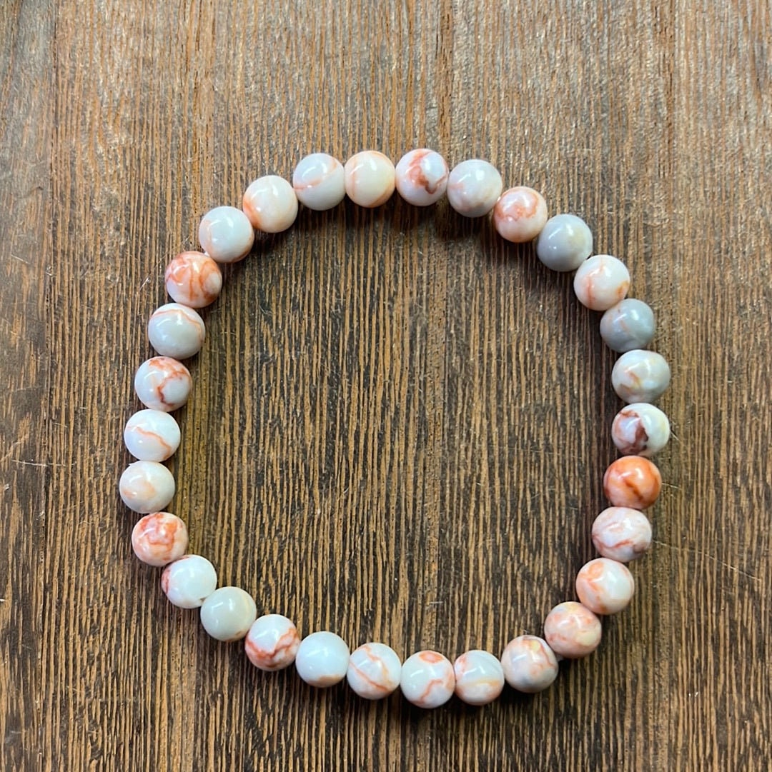 Stone Bracelet 6mm | Stretch Stone Bracelet