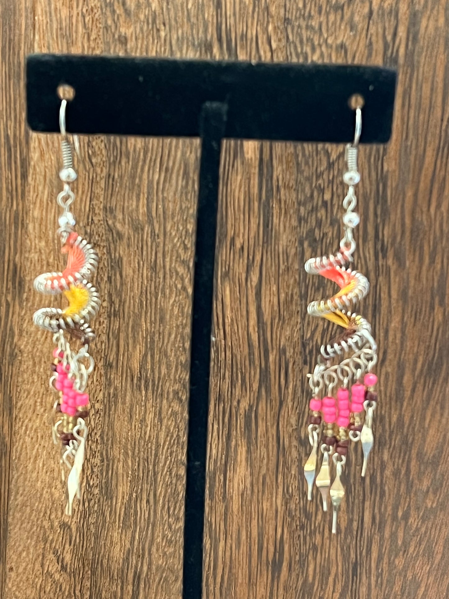 Earrings | Spiral Swirl Peruvian Thread Earrings