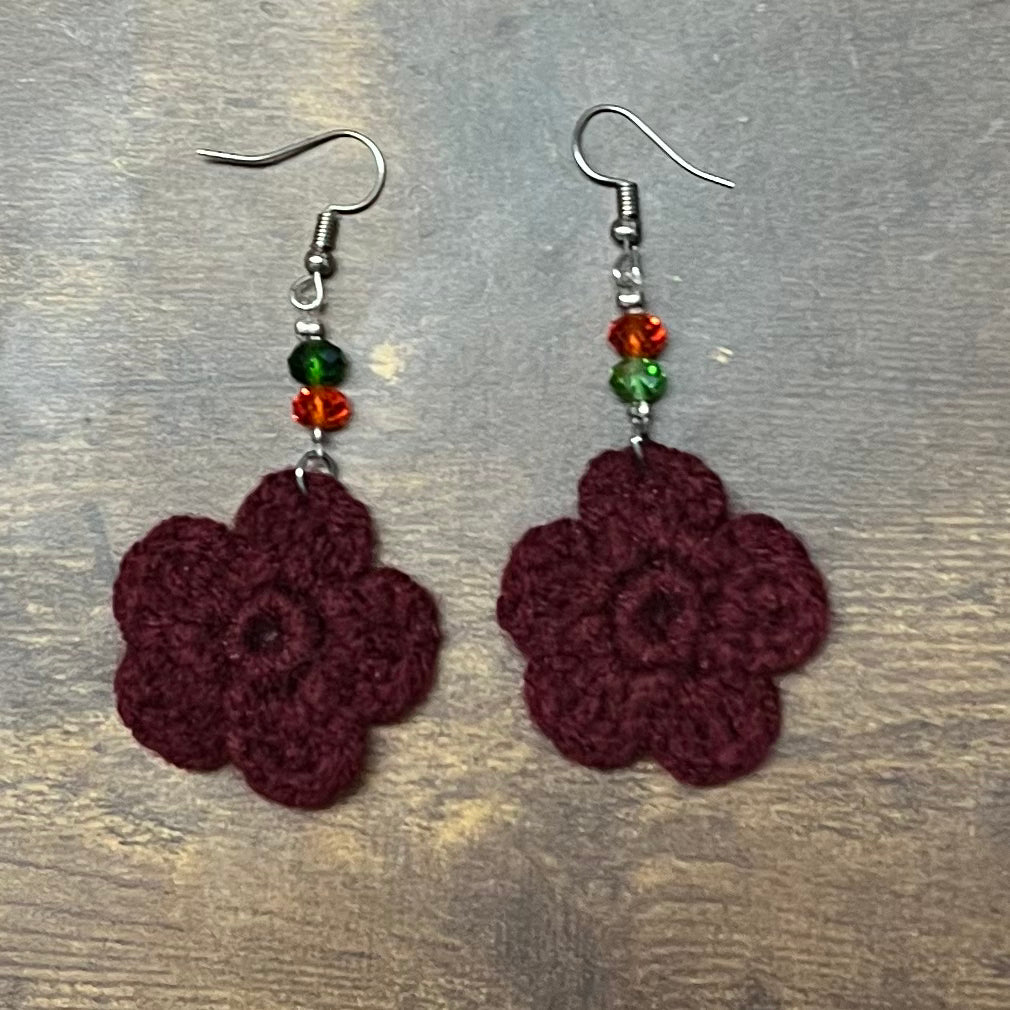 Earrings | African Imported Crochet Earrings