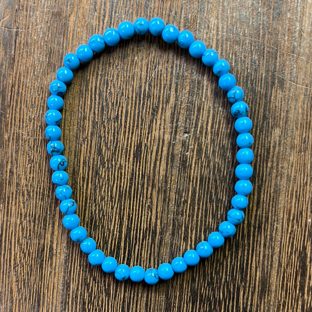 Stone Bracelet 4mm | Stone Stretch Bracelet