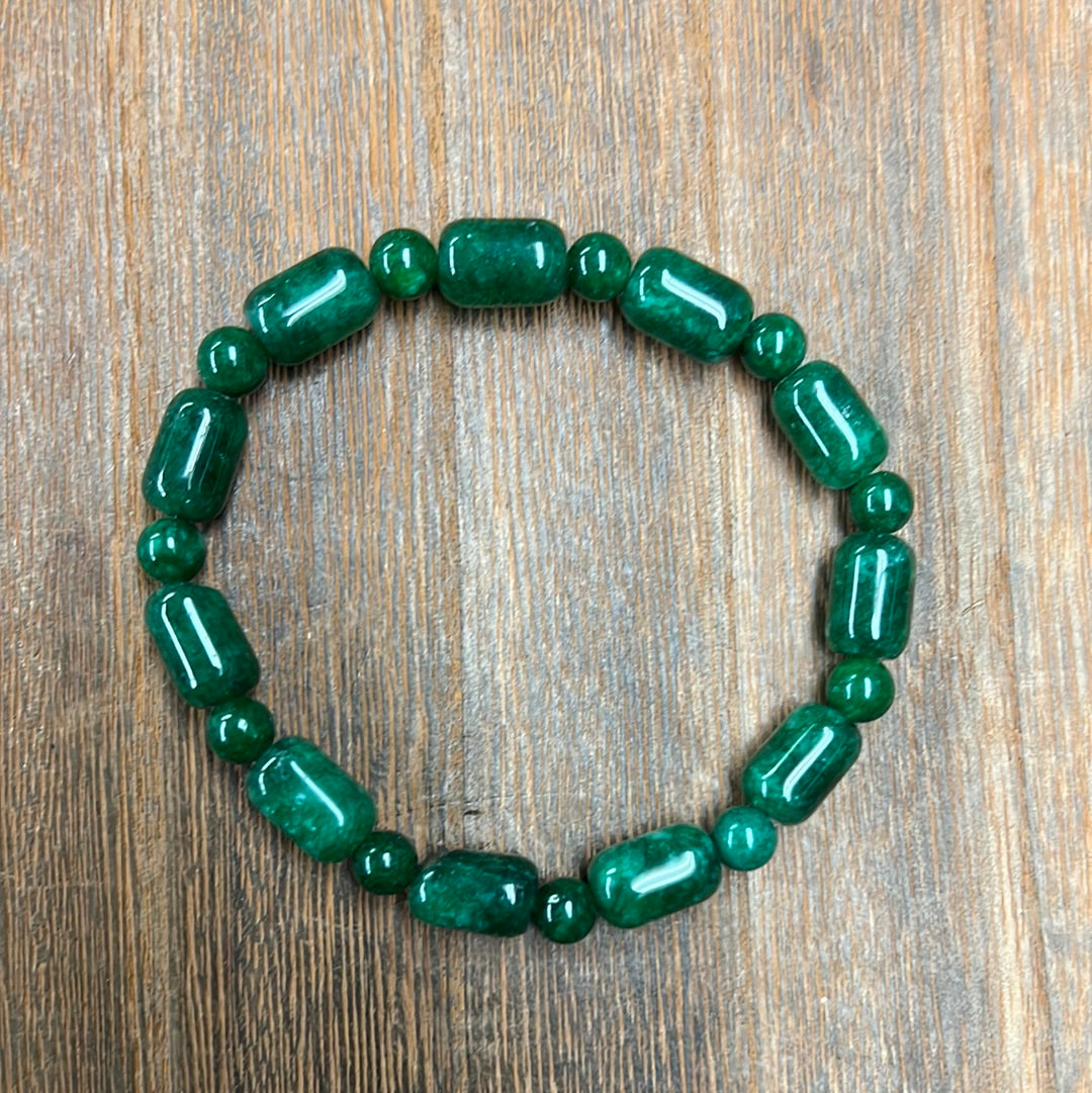 Stone Bracelet | Stone Stretch Bracelet - Mixed 6mm & 10mm