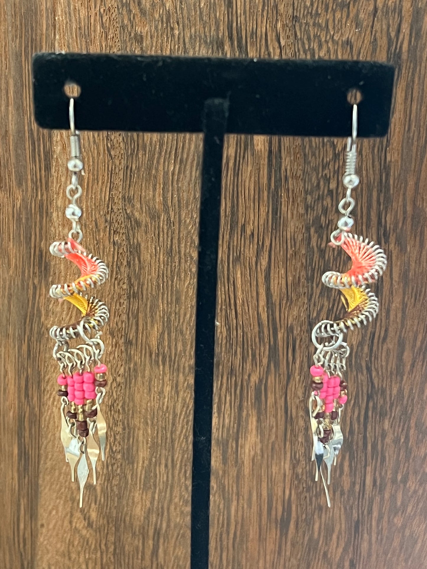 Earrings | Spiral Swirl Peruvian Thread Earrings