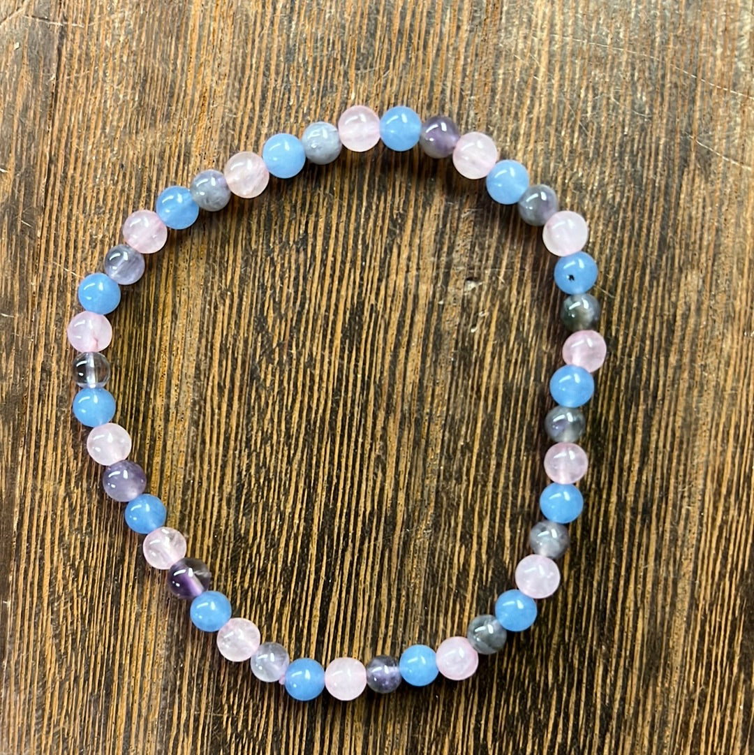 Stone Bracelet 4mm | Stone Stretch Bracelet