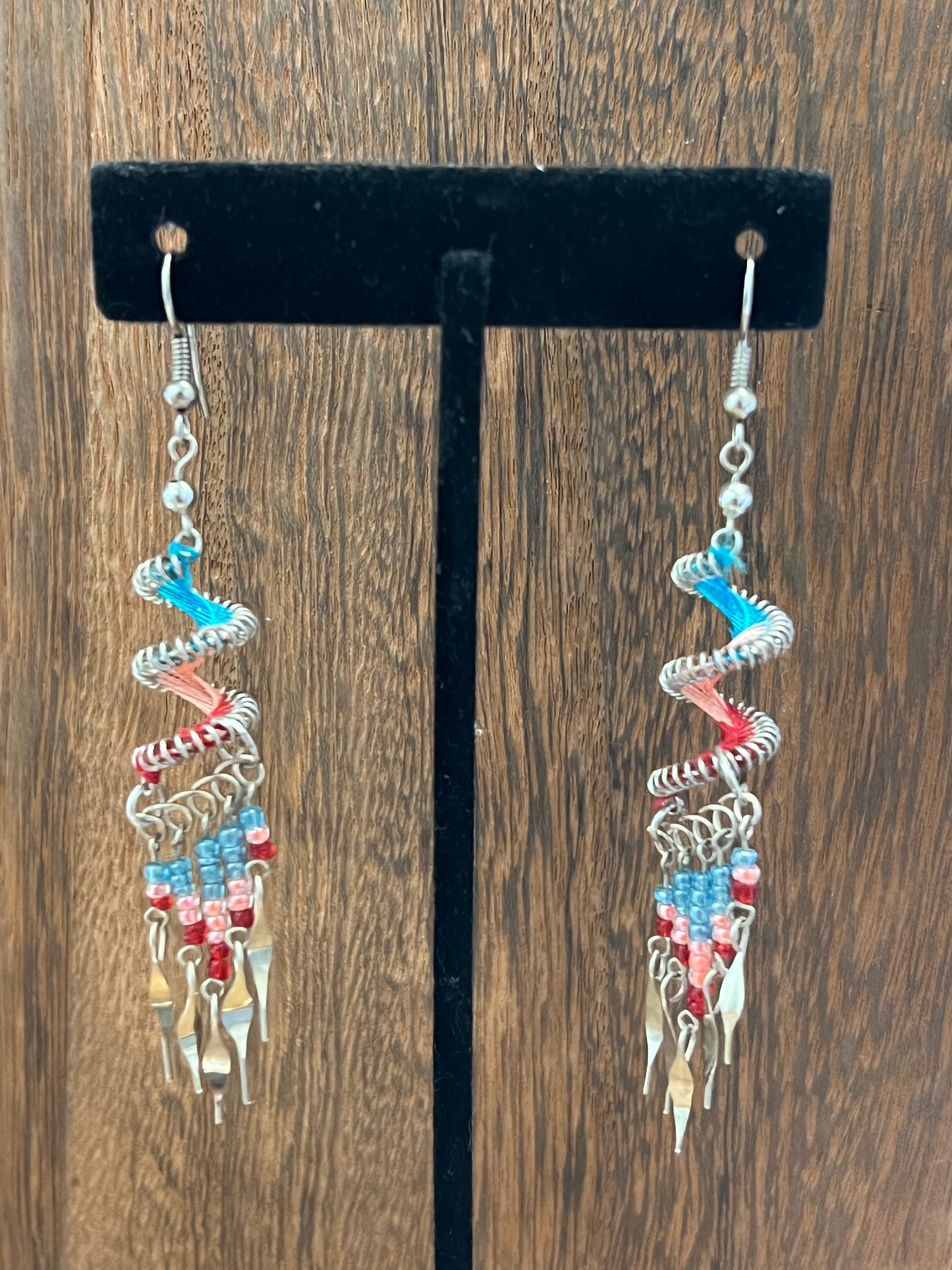 Earrings | Spiral Swirl Peruvian Thread Earrings
