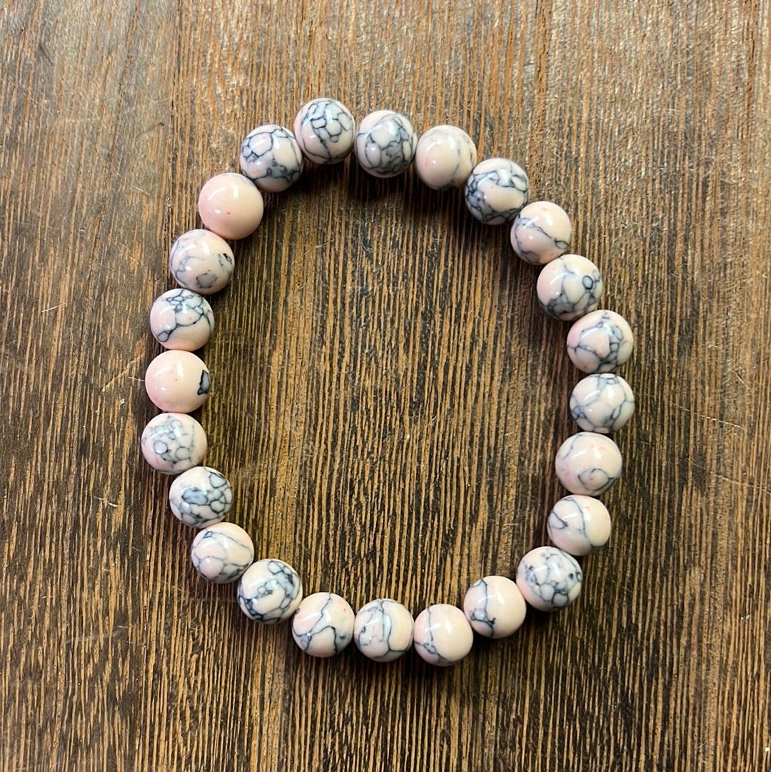 Stone Bracelet 8mm | Stretch Stone Bracelet